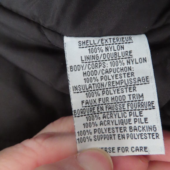 I. Spiewak & Sons military style Womens Button Jacket parka faux fur hood M - Picture 7 of 8